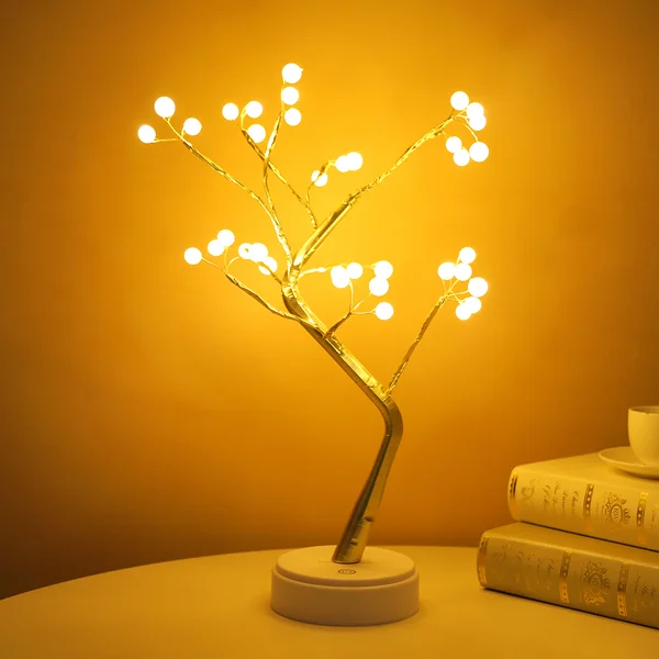 36 LED  Fairy Tree Light Lamp Copper Wire Battery Powered USB