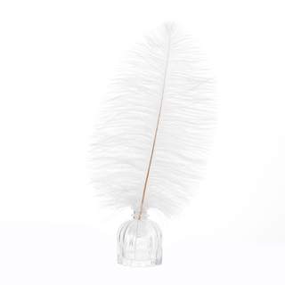 100 x White Ostrich Feathers 35-40cm 