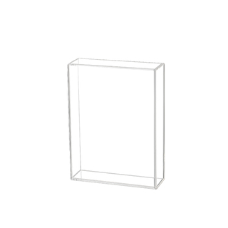 Clear Acrylic Shadow Keepsake Box Photo Frame 6" x 8"