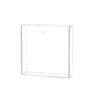 Clear Acrylic Shadow Keepsake Box Photo Frame 8" x 8"