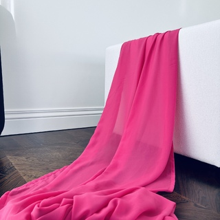 Hot Pink Chiffon Fabric Drape 10m