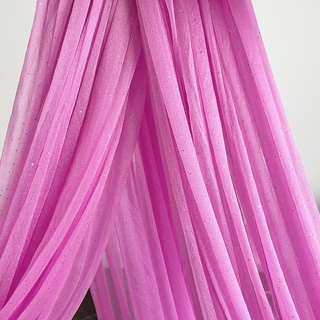 Pink Stretch Chiffon with Glitter 40m