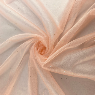 Creole Pink Stretch Chiffon with Glitter 40m