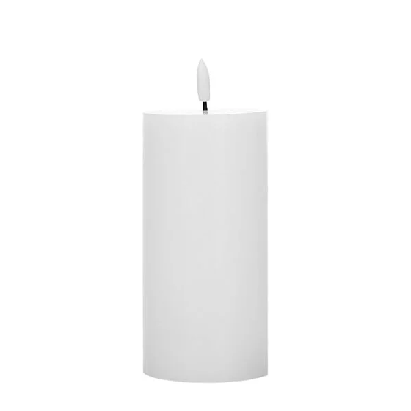 Candle Do Real Wax Flickering Glow LED Pillar Candle 7.5cmDx15cmH