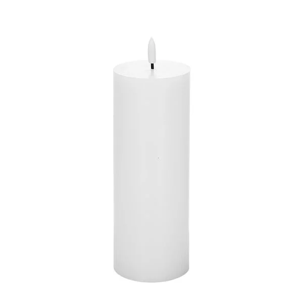 Candle Do Real Wax Flickering Glow LED Pillar Candle 7.5cmDx20cmH