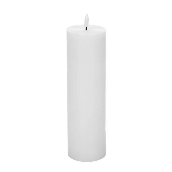 Candle Do Real Wax Flickering Glow LED Pillar Candle 7.5cmDx25cmH