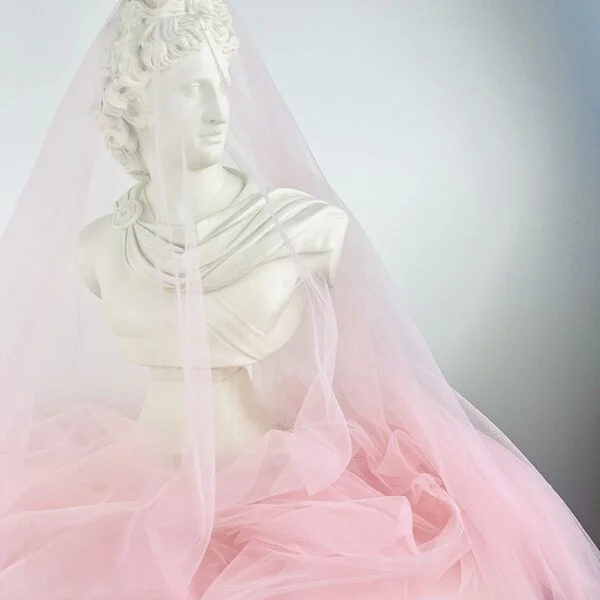 Fairy Tall Pink Romantic Soft Tulle Fabric Drape 10m