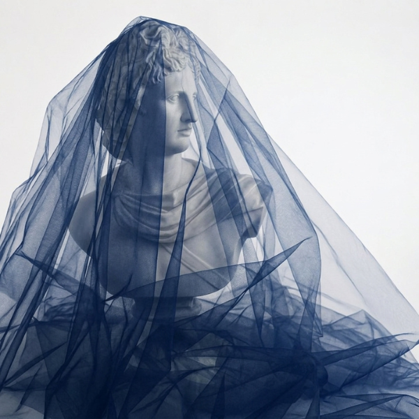 Navy Blue Romantic Soft Tulle Fabric Drape 10m