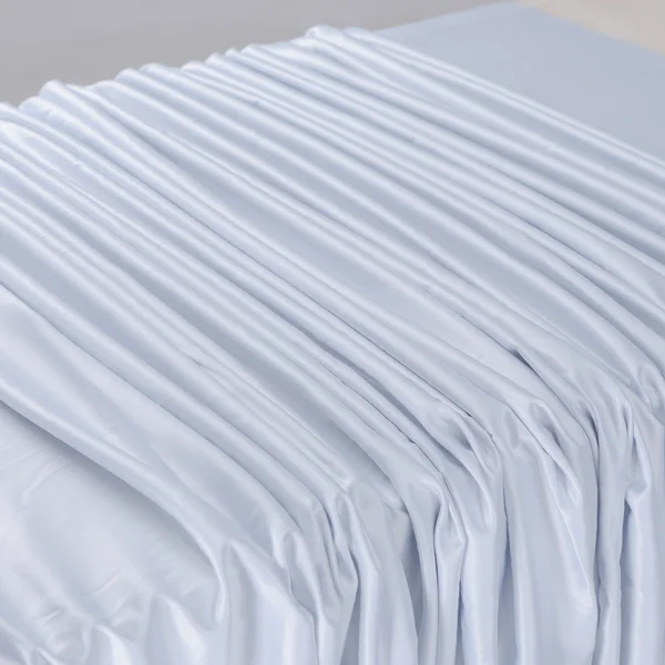 Baby Blue Satin Look Event Styling Draping and Table Fabric 3m
