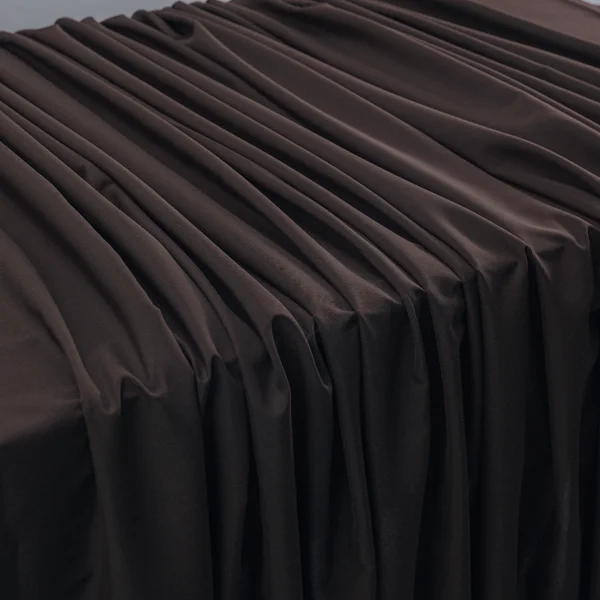 Chocolate Satin Look Event Styling Draping and Table Fabric 3m