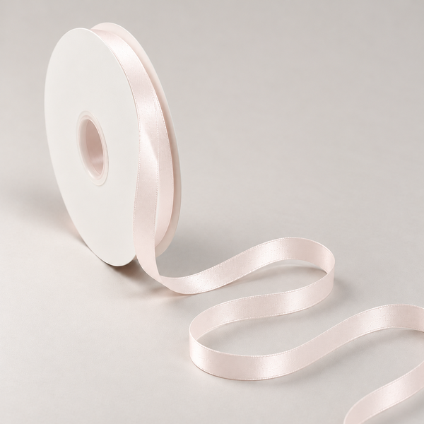 Double Faced Satin Ribbon Crystal Pink 10mm x 91m