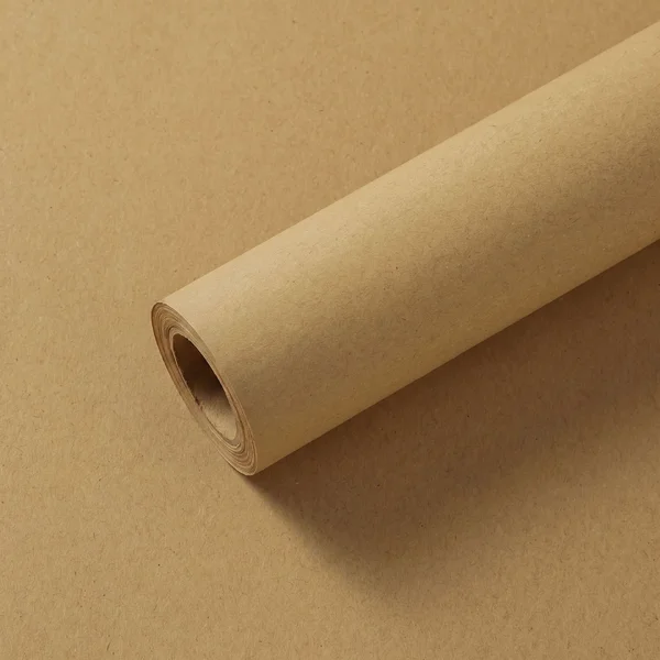 Craft Wrapping Paper Roll 80gsm Neutral Brown 50cm x 10m