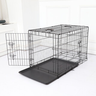 30'' Double Door Dog Pet Crate 