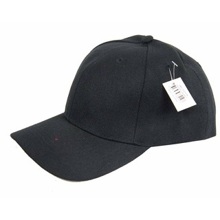 Bulk Lot x 12 Plain Black Baseball Caps Hat New