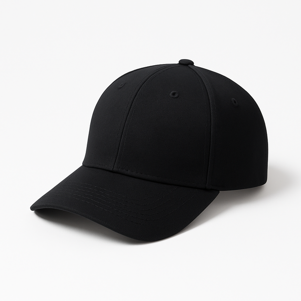 Bulk Lot x 12 Plain Black Baseball Caps Hat New
