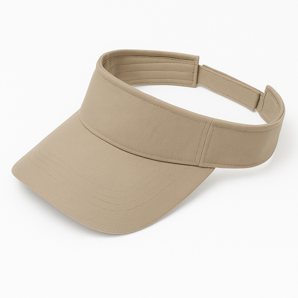 Plain Beige Visor Golf Tennis Caps Hat Cap New