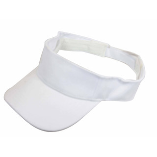 Plain White Visor Golf Tennis Cap Hat New