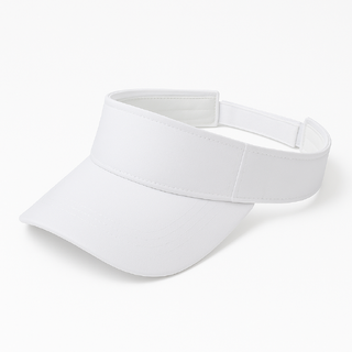 Bulk Lot x 12 Plain White Visor Golf Tennis Caps  Hat Cap New