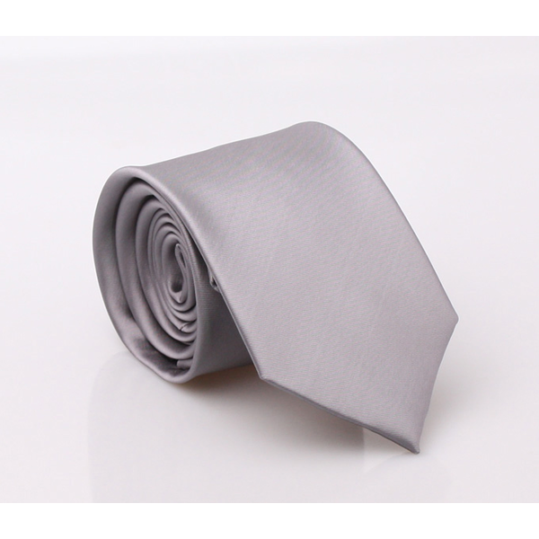 10 x Mens Tie Plain Silver Necktie Wedding Business Formal Party Neckwear