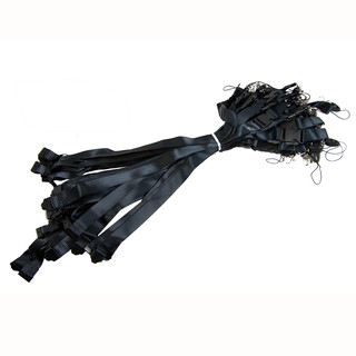 Bulk Lot X 100 Black Lanyards With Safety Release Buckle