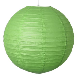 12 x Green Round 8" Paper Lantern