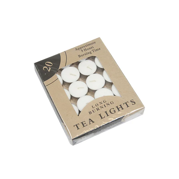 Bulk Lot x 640 White 9Hours Tealight Candle Wedding Party