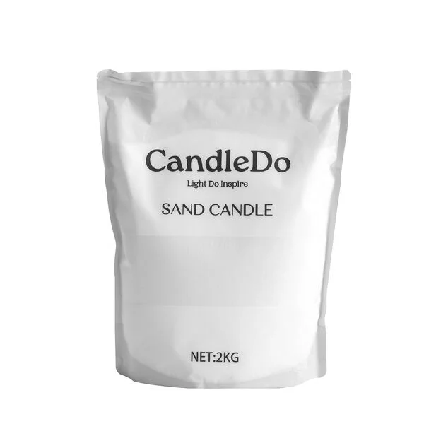 CandleDo White Sand Candle Wax 10kg with 50 Wicks