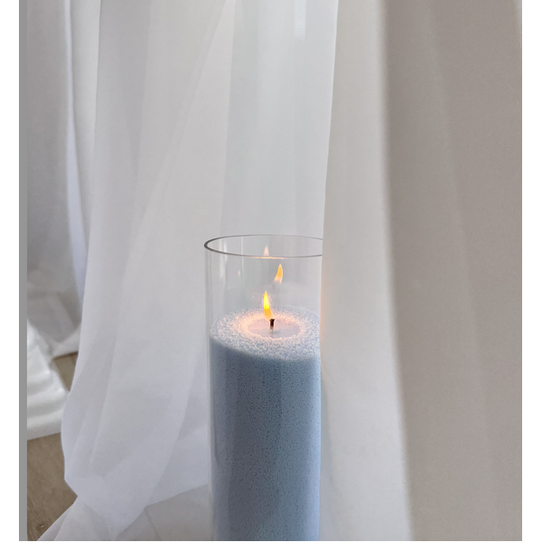 CandleDo Baby Blue Sand Candle Wax 2kg and 10 Wicks