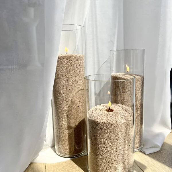 CandleDo Mocha Coffee Sand Candle Wax 10kg with 50 Wicks 