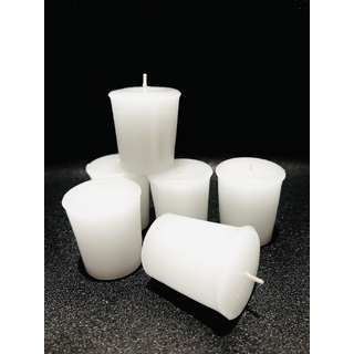 48pcs Wedding White Unscented Votive Candles