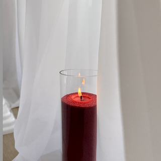 CandleDo Burgundy Red Sand Candle Wax 2kg and 10 Wicks