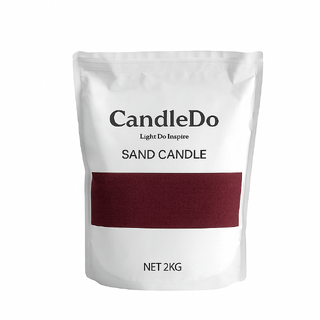 10kg Candle Do Burgundy Red Sand Candle Wax and 50 Wicks
