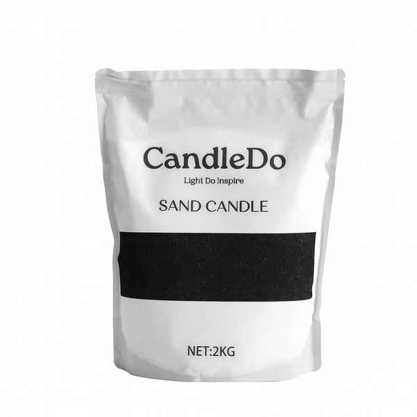 CandleDo Black Sand Candle Wax 10kg with 50 Wicks