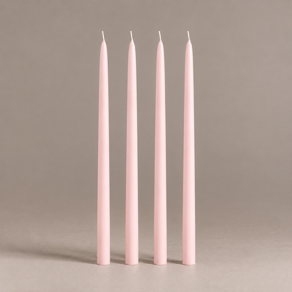 Candle Do 4 x Statement Taper Candles Pink 40cm