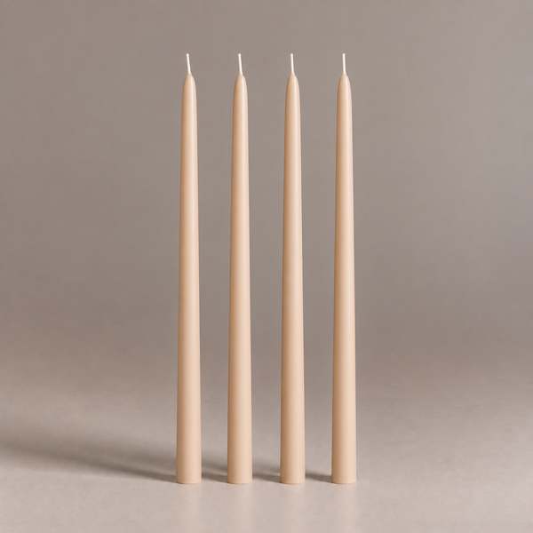 Candle Do 4 x Statement Taper Candles Nude 40cm