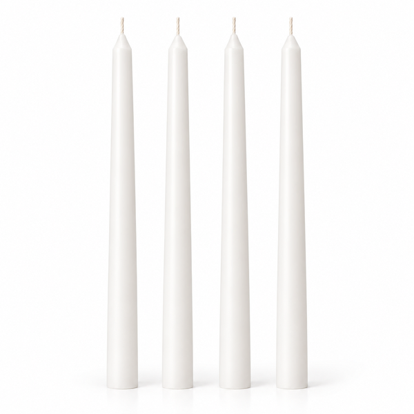 Candle Do 4 x Taper Candles White 30cm