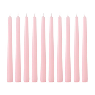 Candle Do 10 x Taper Candle Pink 25cm