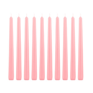Candle Do 10 x Taper Candle Dusty Pink 25cm