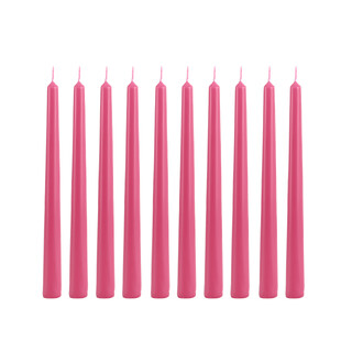 Candle Do 10 x Taper Candle Hot Pink 25cm