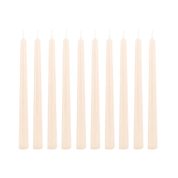 Candle Do 10 x Taper Candle Nude 25cm