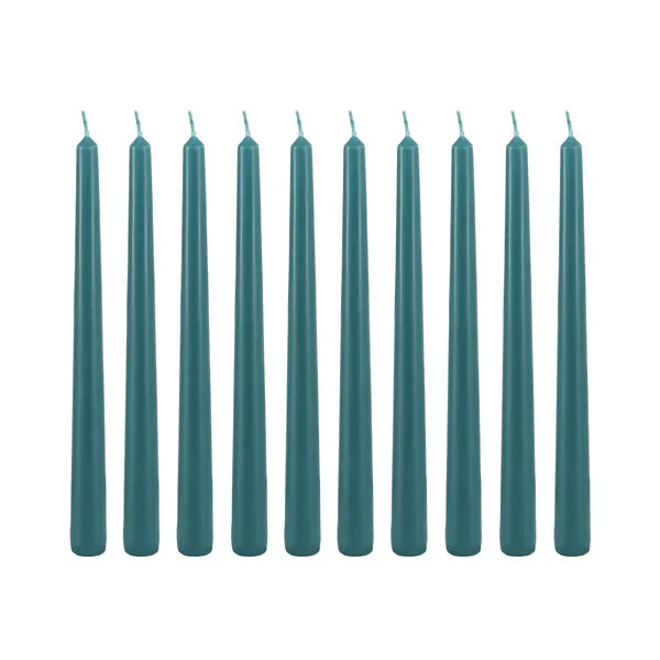 Candle Do 10 x Taper Candle Ever Green 25cm