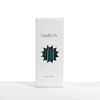 120 x Candle Do Ever Green Unscented Tapered Taper Candles 25cm Long Wholesale Bulk