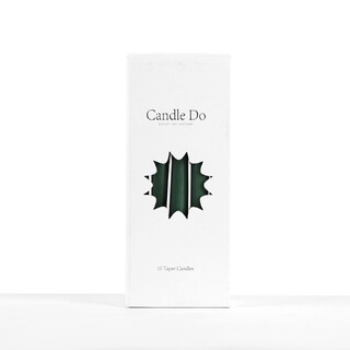 120 x Candle Do Olive Green Unscented Tapered Taper Candles 25cm Long Wholesale Bulk