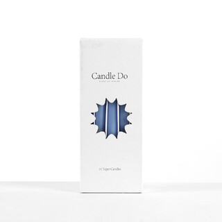 120 x Candle Do Dusty Blue Unscented Tapered Taper Candles 25cm Long Wholesale Bulk