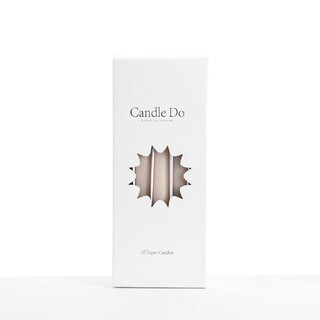 120 x Candle Do Cream Vanilla Unscented Tapered Taper Candles 25cm Long Wholesale Bulk