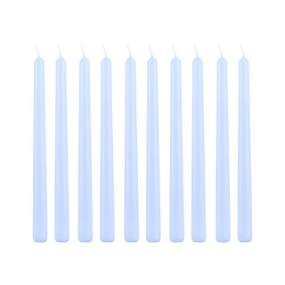 Candle Do 10 x Taper Candle Light Blue 25cm