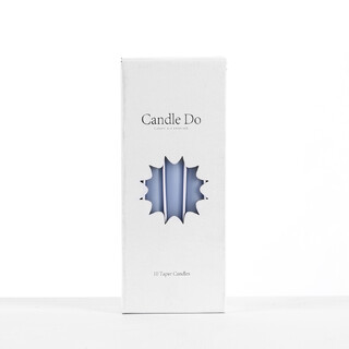 120 x Candle Do Light Blue Unscented Tapered Taper Candles 25cm Long Wholesale Bulk