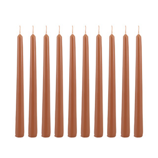 Candle Do 10 x Taper Candle Ochre 25cm