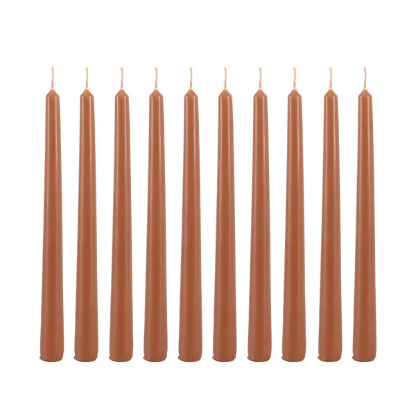Candle Do 10 x Taper Candle Ochre 25cm