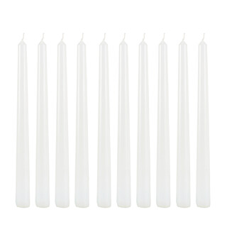 Candle Do 10 x Taper Candle Off White 25cm